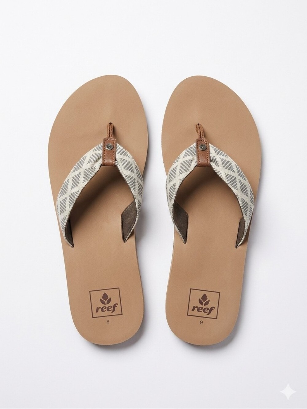 Reef Cushioned Thong Sandals Flip Flops 9 Arch Support